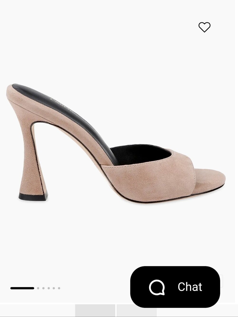 L'AGENCE Taupe Suede Open-Toe Mule Heel